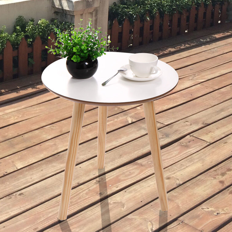 Corrigan Studio® Scharf Pine Outdoor Side Table & Reviews Wayfair